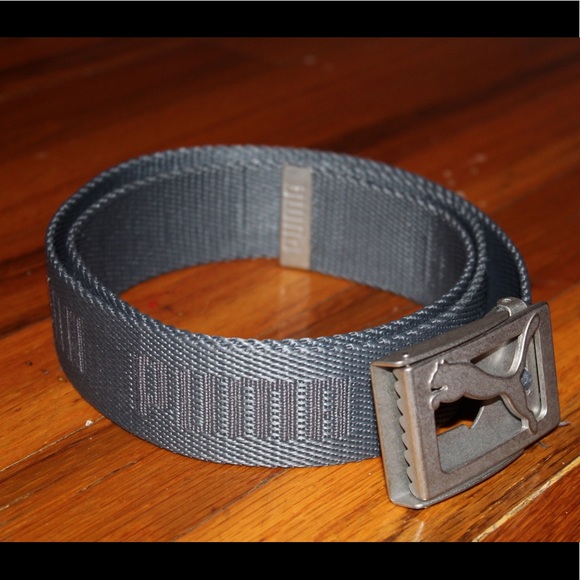 puma canvas belt